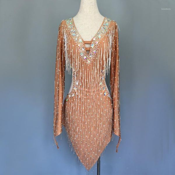 

customized children's latin competition dress latin dance dress dance1, Black;red