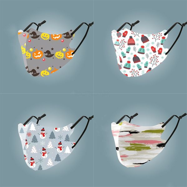 

digital printing men and women outdoor riding triangle sunscreen breathable prective face mask magic headscarf#773, Black