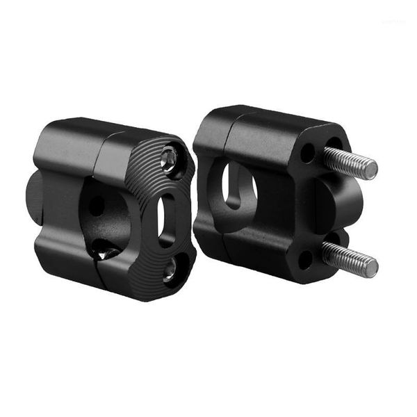 

universal 22mm 28mm cnc aluminum motorcycle bar clamps handlebar adjustable risers adapter for pit dirt motorbike fixing stand1