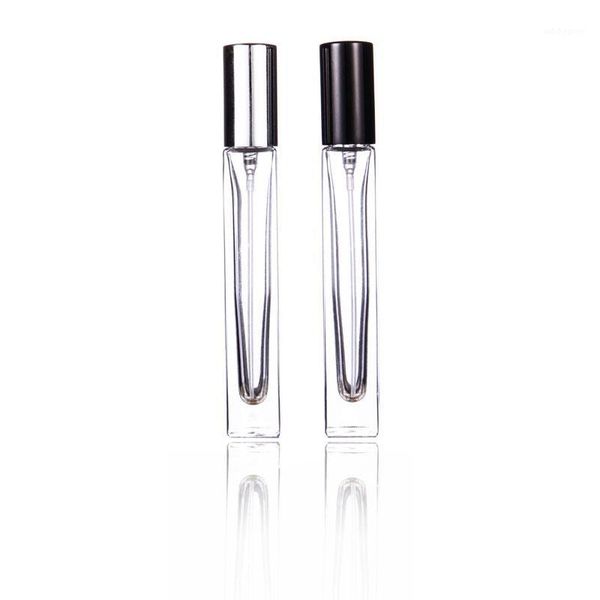 

storage bottles & jars high grade spray bottle 10ml travel clear parfum atomizer pump refillable cosmetic container glass vials 25pcs/lot1