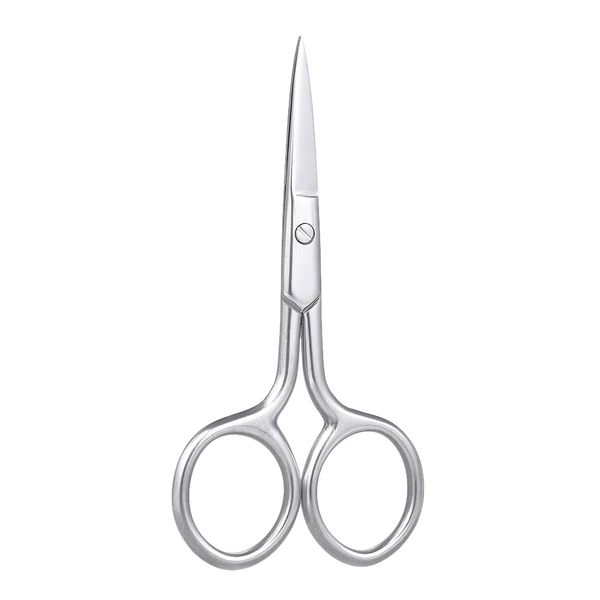 Trimmador de barba de aço inoxidável scissor para barbeiro casa use mini tamanho de barbear trimmer trimmer sobrancelha estréia corte scissores w5936