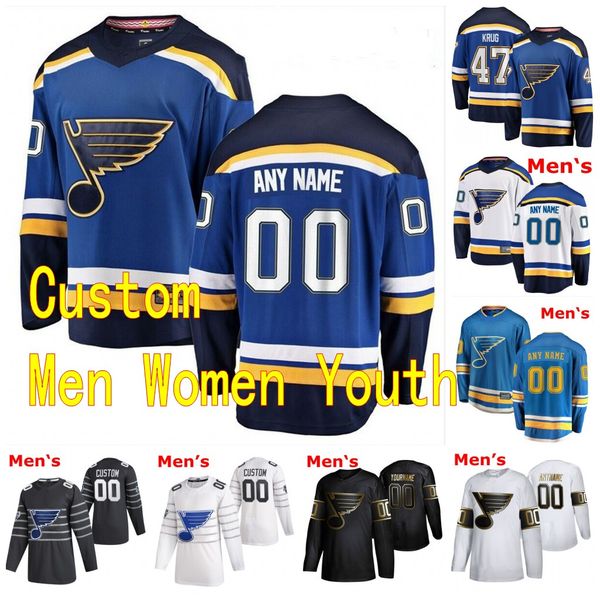 

2020 2021 сент-луис блюз хоккей джерси сэм анас кайл клиффорд остин poganski митч рейнке дуг армстронг нолан stevens заказ прошитой, Black;red