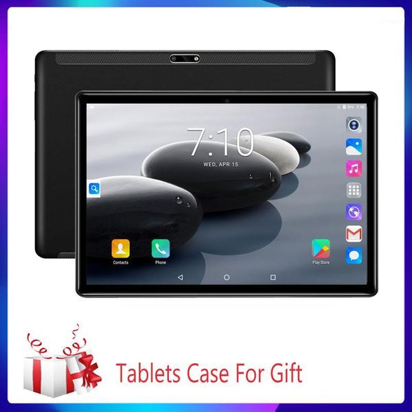 

tablet pc 10.1 inch 3g/4g phone call octa core 6gb/64gb wifi bluetooth 4.0 dual sim camera google 2.5d steel tablets+keyboard1