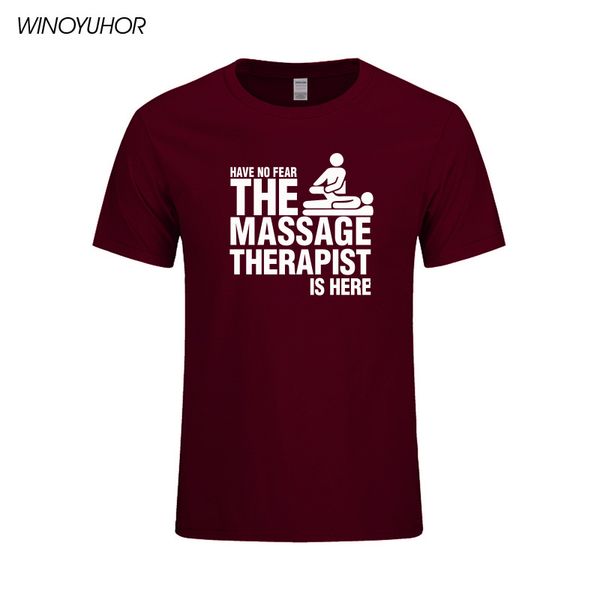 

have no fear the massage therapist are here printed summer new fashion short sleeve o neck sport hooded sweatshirt hoodie men t shirt