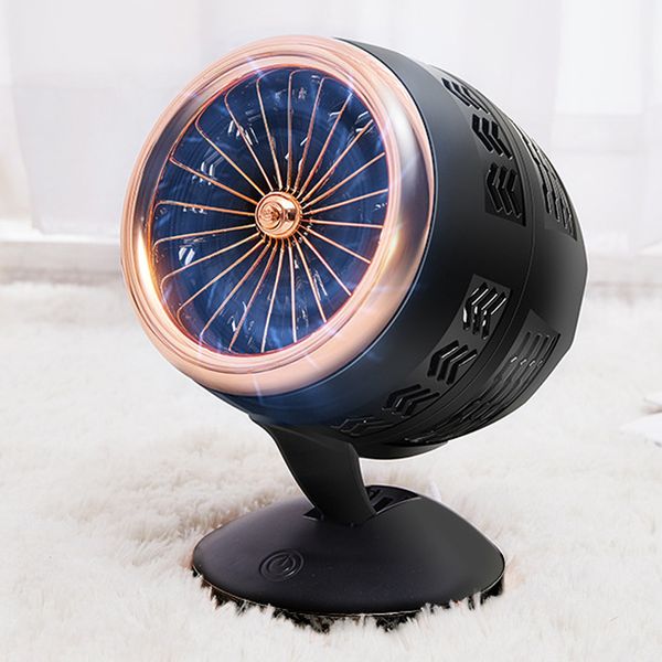 

usb air conditioner mini fan air cooler fans soothing leak proof colors led light humidifier purifier table desk little