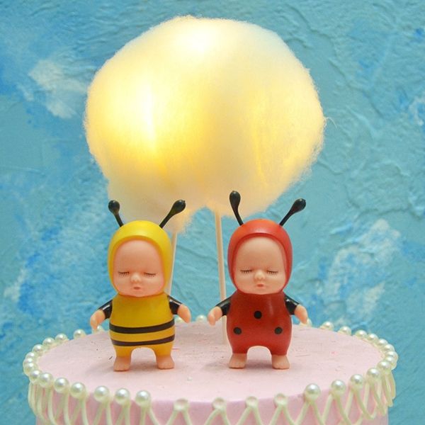 

fkqim fashion lig dessert3d cake light luminous clouds creative party table scene creative cake decoration cotton dessert dessert3d cotton d
