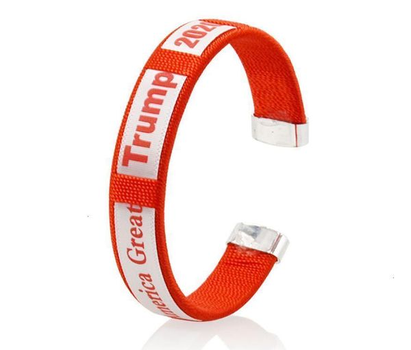 

factory price us presidential election donald trump 2020 keep america great plastic resin bracelet wrist for part