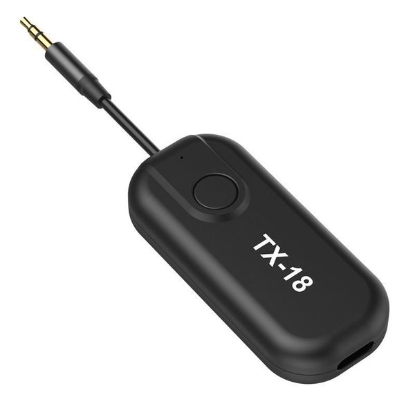 

bluetooth 5.0 transmitter receiver wireless 2 in 1 chargable for tv pc car speaker 3.5mm aux hifi music o adapter