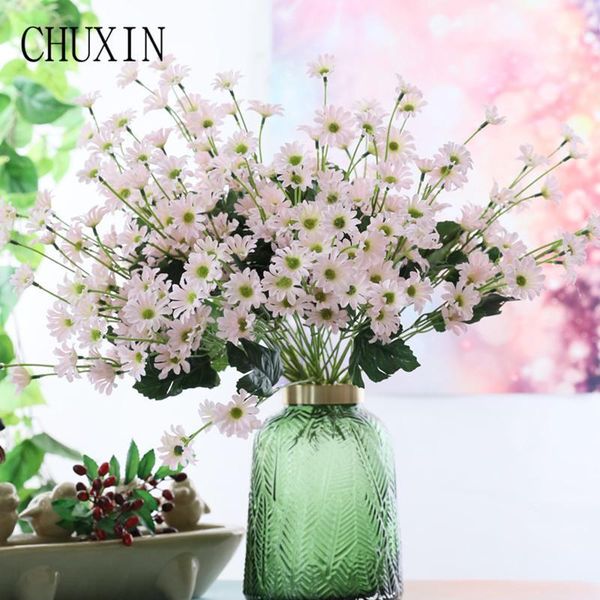 

artificial silk 30 flower head mini daisies home decor living room decoration fake flowers wedding scene layout birthday present1