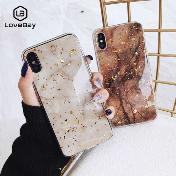 

1dwlov - bright marble case vip, gold plated soft tpu case, vip 11 pro max x xs max xr, 7 8 6s plus