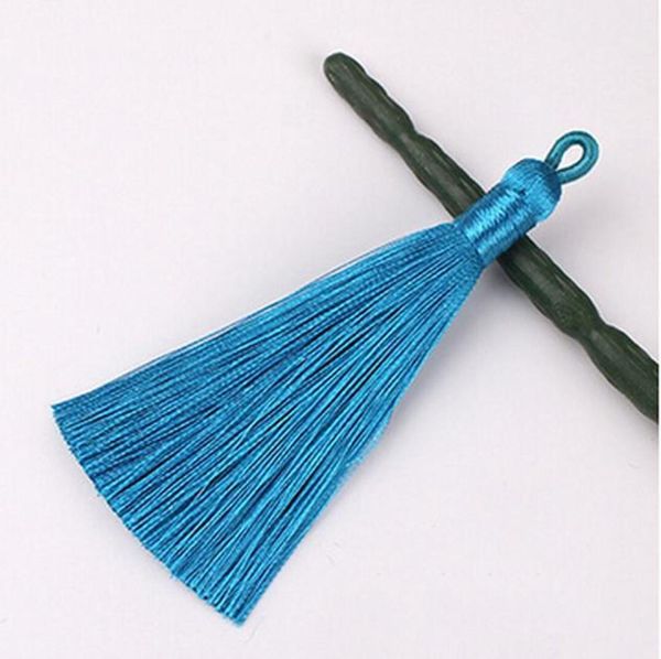 

mibrow 5pcs lot 8cm length multicolor cotton silk tassel cords brush for earrings charm pendant satin tassel diy jewelry making h qyluie
