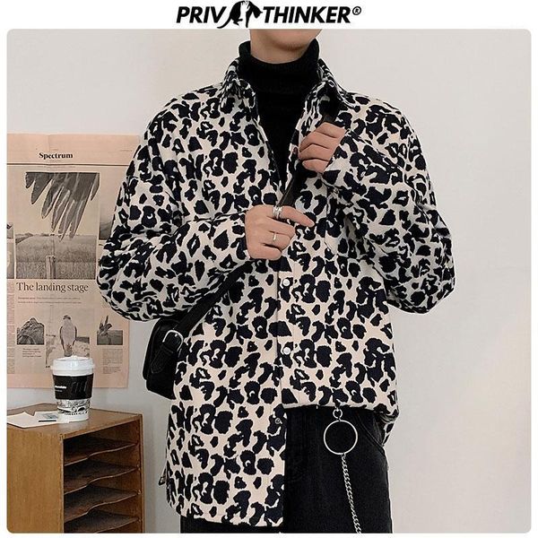 

men's casual shirts 2021 men woman leopard japan thicken warm mens autumn winter shirt male fashion hip hop clothes1, White;black