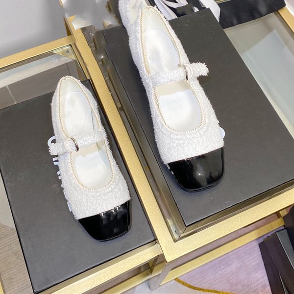 

2021 spring new luxury design casual mary jane shoes super classic cute temperament ladies all-match shoes delivery, Black;red