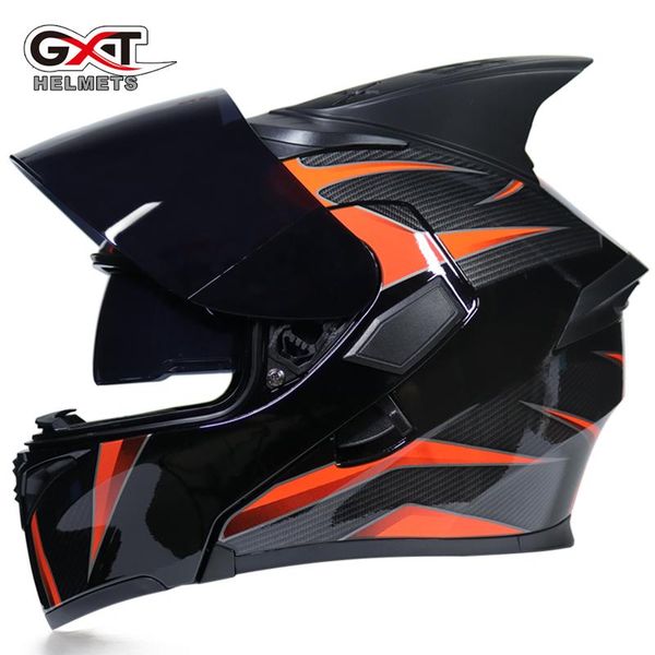 

motorcycle helmets cool genuine gxt flip up motorbike men women summer scooter helmet casco moto capacete