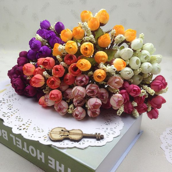

autumn 15 head stars bao small tea pot rose lei pearl bao simulation flower plastic flower bud 5ms2