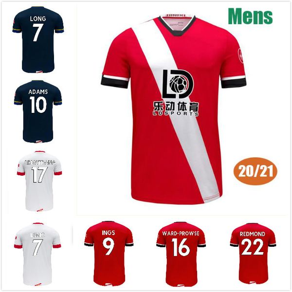 

2020 2020 long ings адамс редмонд djenepo stephens højbjerg armstrong ward-prowse футбол джерси 20 20 дома прочь футбол рубашка s-2xl, Black;yellow