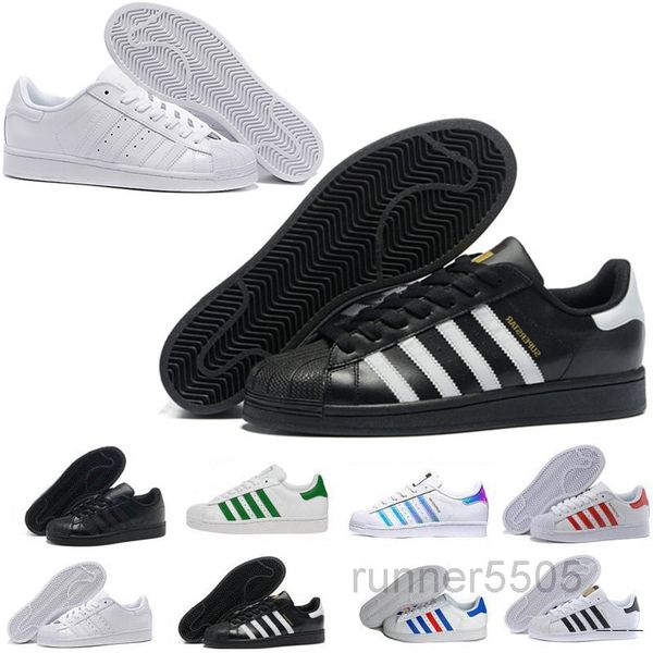 

new originals superstar white hologram iridescent junior superstars 80s pride designer shoe super star men women casual shoes 36-44 sdf5