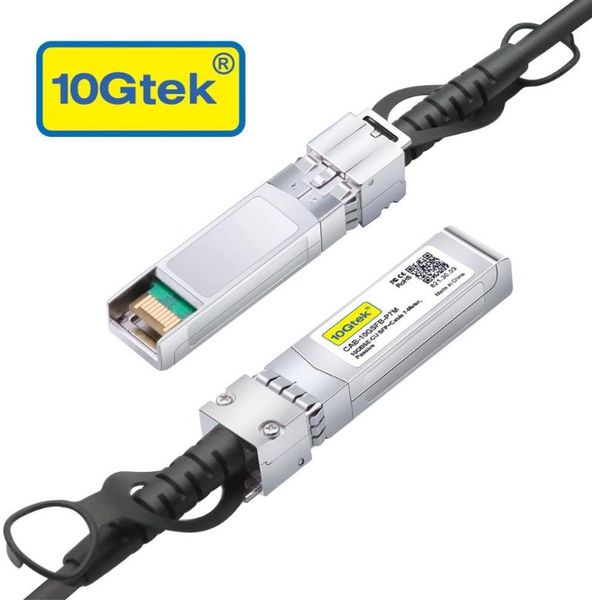 

10-pack] sfp+ dac cable for ubiquiti, 10gbase-cu copper direct attach twinax cable, passive, 7-meter(23ft