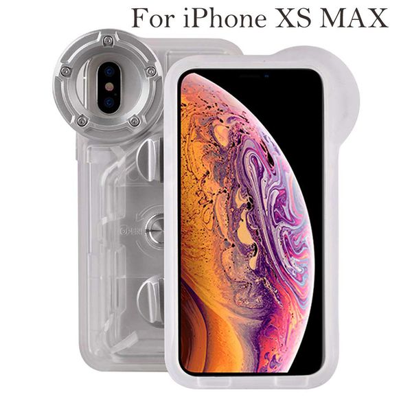 

underwater housing iphone xr xs max 6plus 7plus 8plus 60m waterproof phone case protective cover for swimming diving