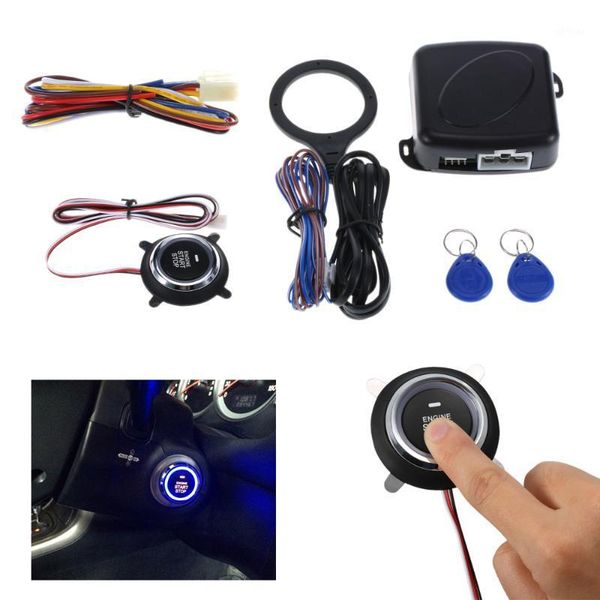 

universal auto car alarm engine starline push button start srfid safe lock ignition switch keyless entry starter antitheft1