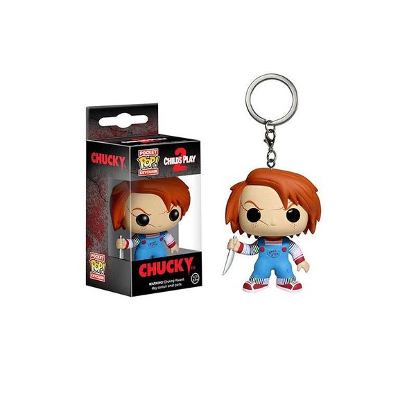 

funko pop child's play chucky keychain pendant figure