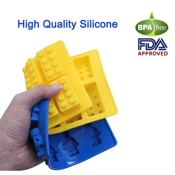 

sile combo ice cube trays (set of 2) robot ice cube tray and building block ice sphere jllegn jjxh