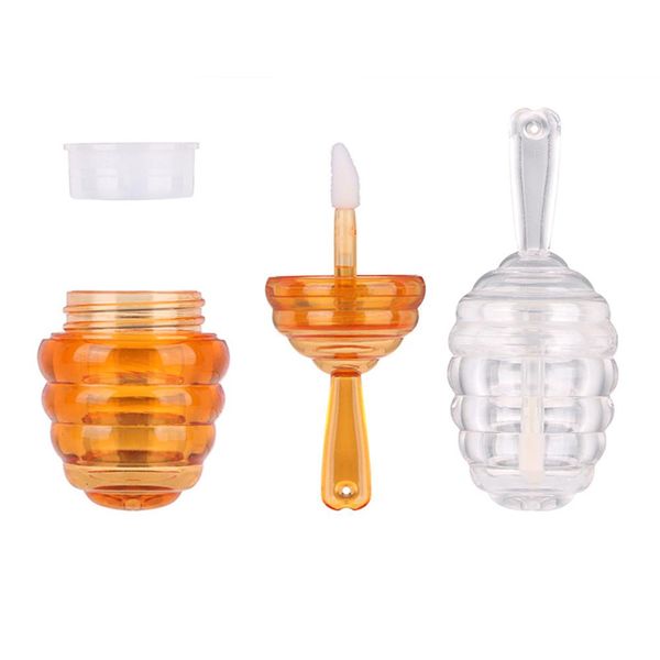 

5.5ml abs honey блеск для губ трубка прозрачная refillable lip glaze бутылка эфирное масло помада wand tube ресницы кисти контейнер кпт wmtk