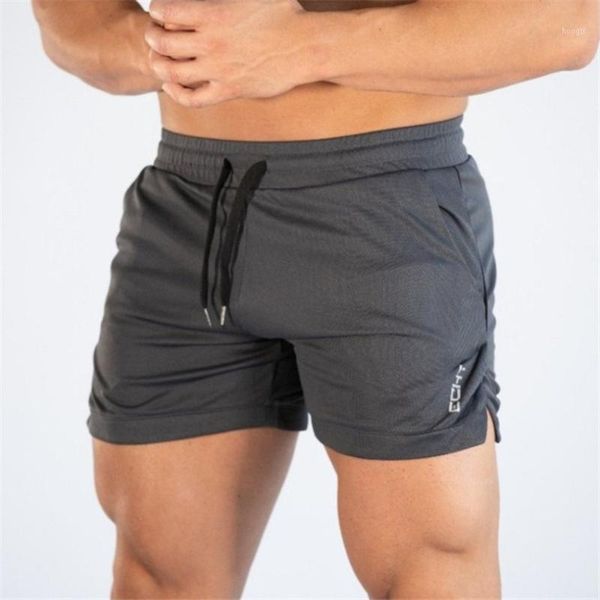 

new men bodybuilding shorts brand joggers crossfit fitness sportswear workout bottoms casual male beach quick dry short pants1, White;black