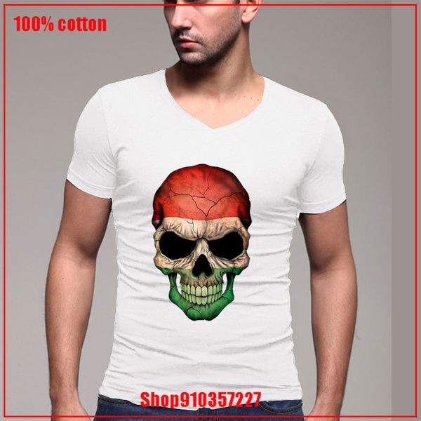 

hungarian flag skull v t shirt tee cool letter print camiseta soft breathable summer eu size sport hooded sweatshirt hoodie