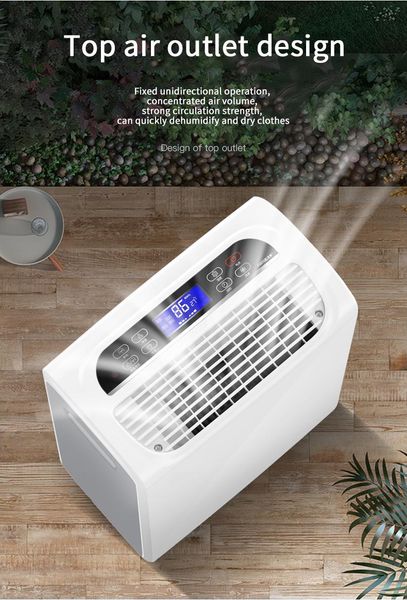 

22l / day household dehumidifier suitable for 60-120 square meters basement villa warehouse silent moisture absorber yda-826e