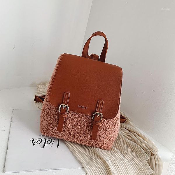

hair plush shoulder new style fashion korean-style korean-style women's bag bag casual fashion crossover shoulder b1