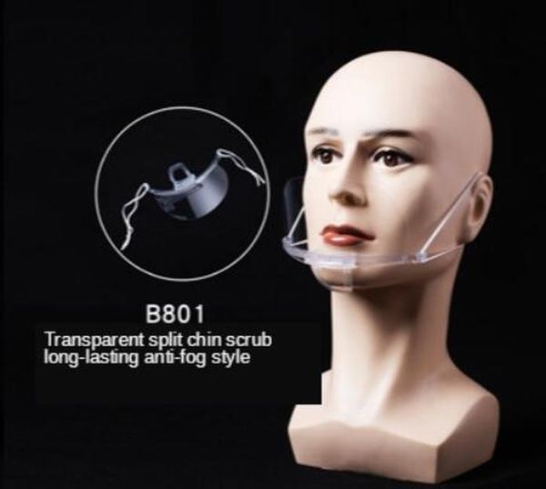 

прозрачные маски постоянного анти туман питание гостиница ресторан маска красота макияж татуировка поставка предотвратить spittle маски wmte