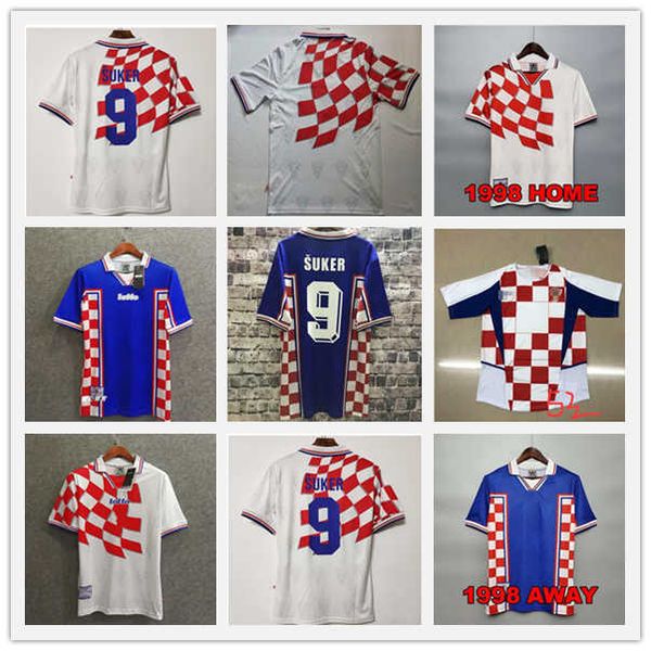 

1998 retro suker edition soccer jersey 1998 world cup soccer shirt soccer shirt short sleeved football uniforms sale, Black;yellow