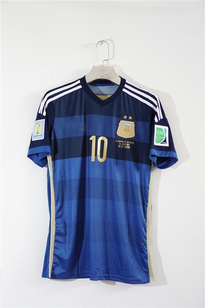 

2014 messi vintage soccer jersey, Black;yellow