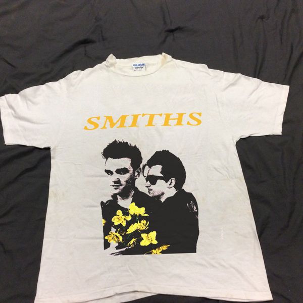 

vintage rare early 1990s the smiths morrissey t-shirt reprint short sleeve o-neck cotton t shirt sport hooded sweatshirt hoodie