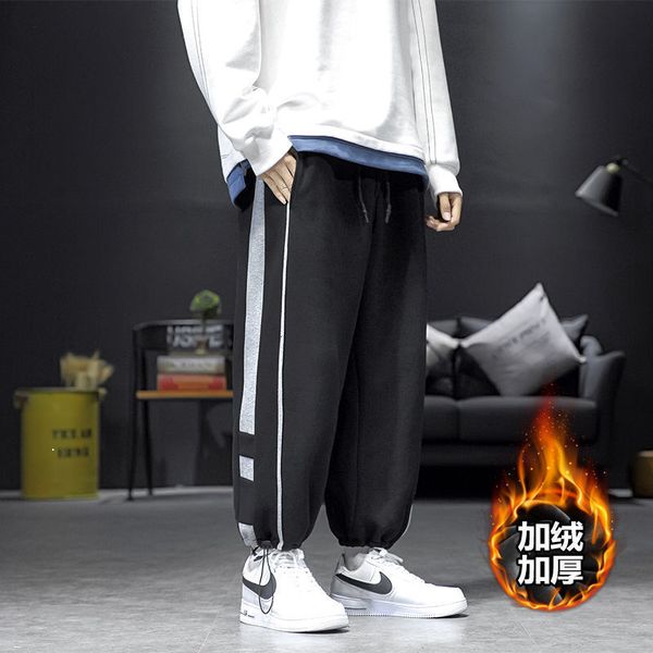 

autumn 2021 new of men tide loops wild sport sports furry pants black speedo mg5j