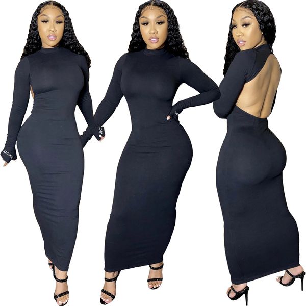 

new hip wrapped bodycon womens clothing sell casual dress for the ladies backless women dresses lady elegant, Black;gray