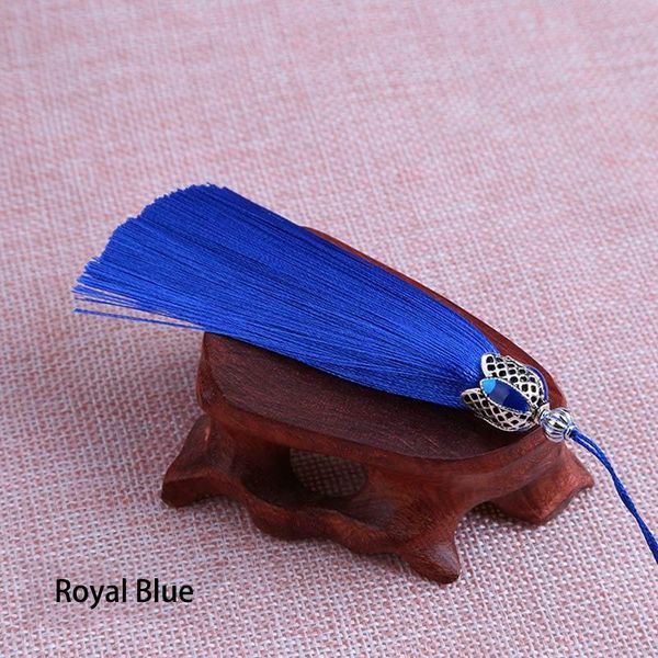 

12pcs 18cm crown cap tassels silk fringe for curtains home decoration accessories tassels sewing garment tassel trim h jllljd