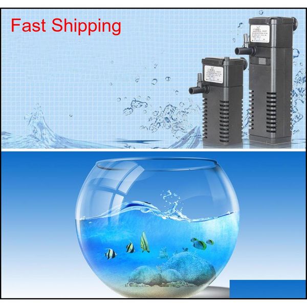 

3 in 1 portable aquarium internal filter multi-functional water pump for fish tank 220-240v 3w vac qylrok packing2010
