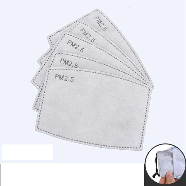 

child 5 disposable insert layers pads filter mat activated carbon masks replaceable filters pm2.5 mask pad zza2066 200pcs