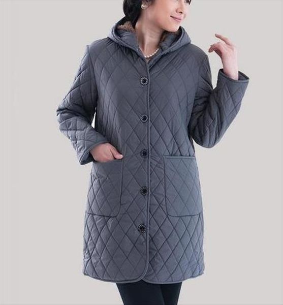 

womens clothing jacket new fashion girls long section of the middle aged mom padded hooded coat parkas womens winter coat, Black