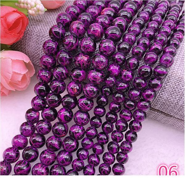 

new 6mm 8mm colour charm glass beads loose spacer beads for jewelry making diy handwork bracelet&necklace beaut jllxps, Crystal