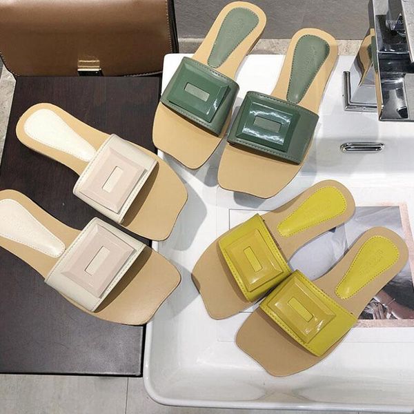 

summer women fashion slippers ladies outside banquet sandals simple non-slip beach slippers women slides flip flops 36-401, Black