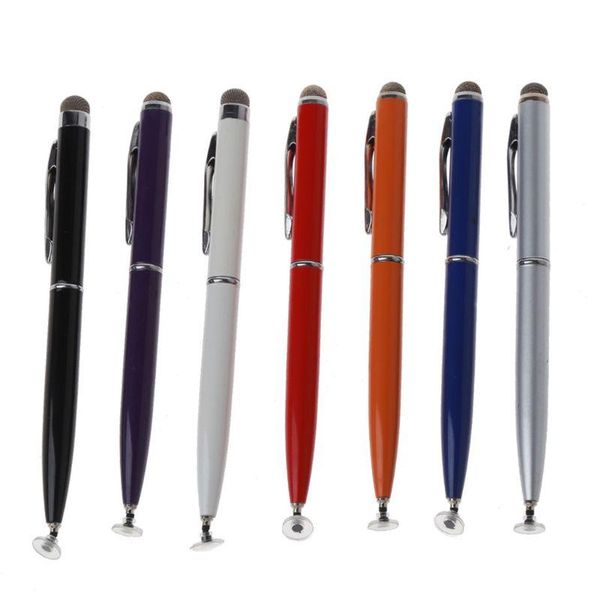 

2 in 1 fiber metal tip stylus capacitance pen screen touch drawing tablet pen k9fc