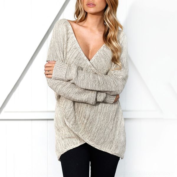 

tk8l2 autumn winter women's women's large v-neck autumn winter 2020 2020 coat sweater sweater v-neck large coat rt7hn, White;black