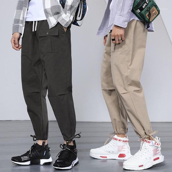 

spring and summer new harlan slacks male easing young elastic waist straight cultivate morality men's casual pants1, Blue