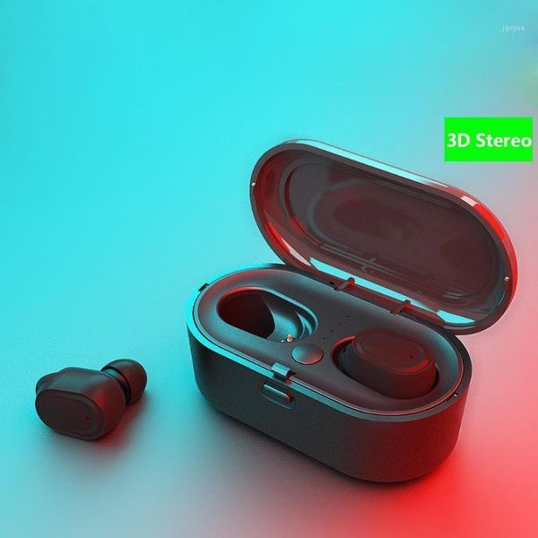 

air2 tws earphone true bluetooth v5.0 earphone 3d stereo earbuds with mic with charging box for sports daily wear d401