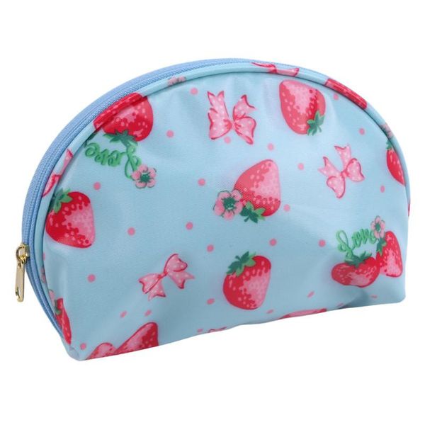 

new cute pvc printing shell cosmetic bag multi-function waterproof home travel ladies makeup bag