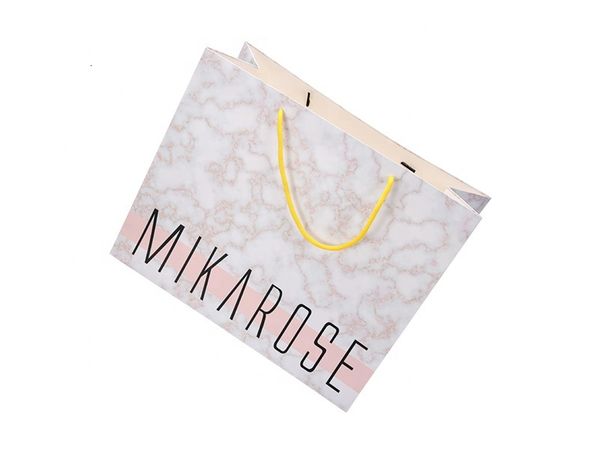 

shopping custom with disposable bags gray s paper and ribbon