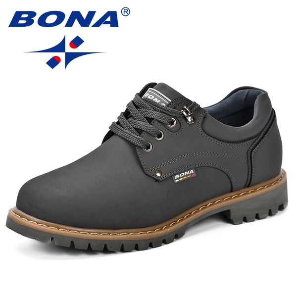 

bona fashion men casual shoes new autumnmen flats cow split male oxfords men leather shoes zapatillas hombre 201009, Black